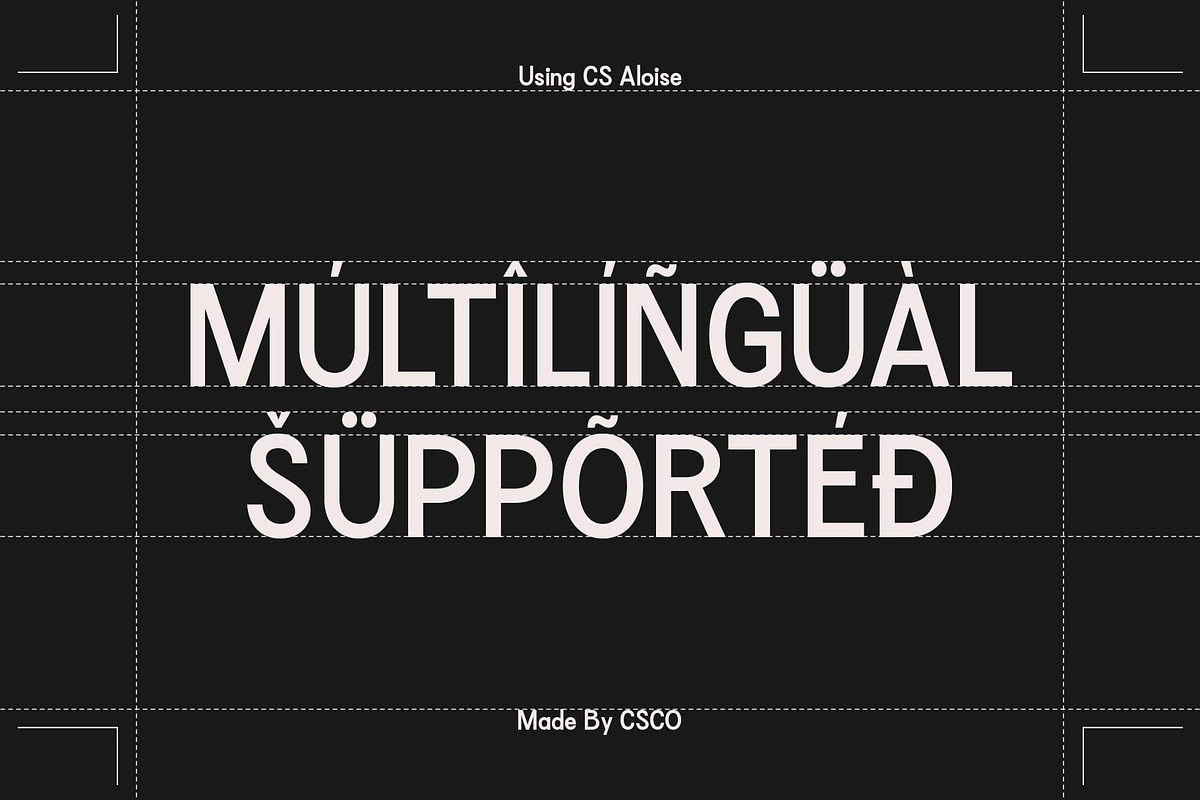 CS Aloise – Contemporary Font, a Sans Serif Font by Craft Supply Co. (Photo 6 of 8)