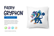 Fairy Cartoon Gryphon., an Animal Illustration by KENO Mascots (Thumbnail 7 of 8)