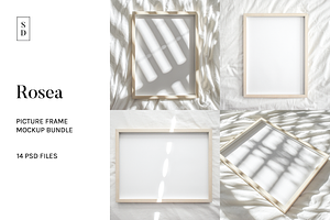 Frame Mockup Bundle - Rosea