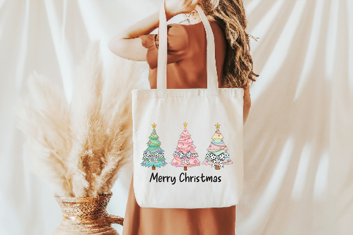 Watercolor Merry Christmas Tree PNG, an Illustration by Daily.Designs (Photo 5 of 5)