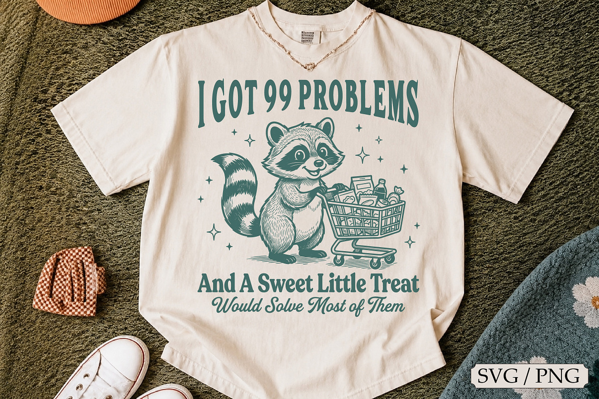 I Got 99 Problems Cute Little SVG, an Animal Illustration by Libby Wishes (Photo 1 of 3)