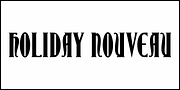 Holiday Nouveau JNL, a Font by Jeff Levine Fonts (Thumbnail 2 of 5)