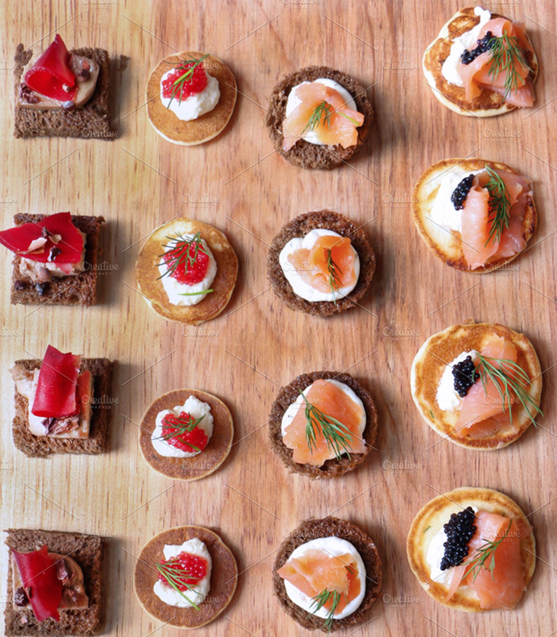 Canapés, a Food & Drink Photo by Chokolat.Pimienta