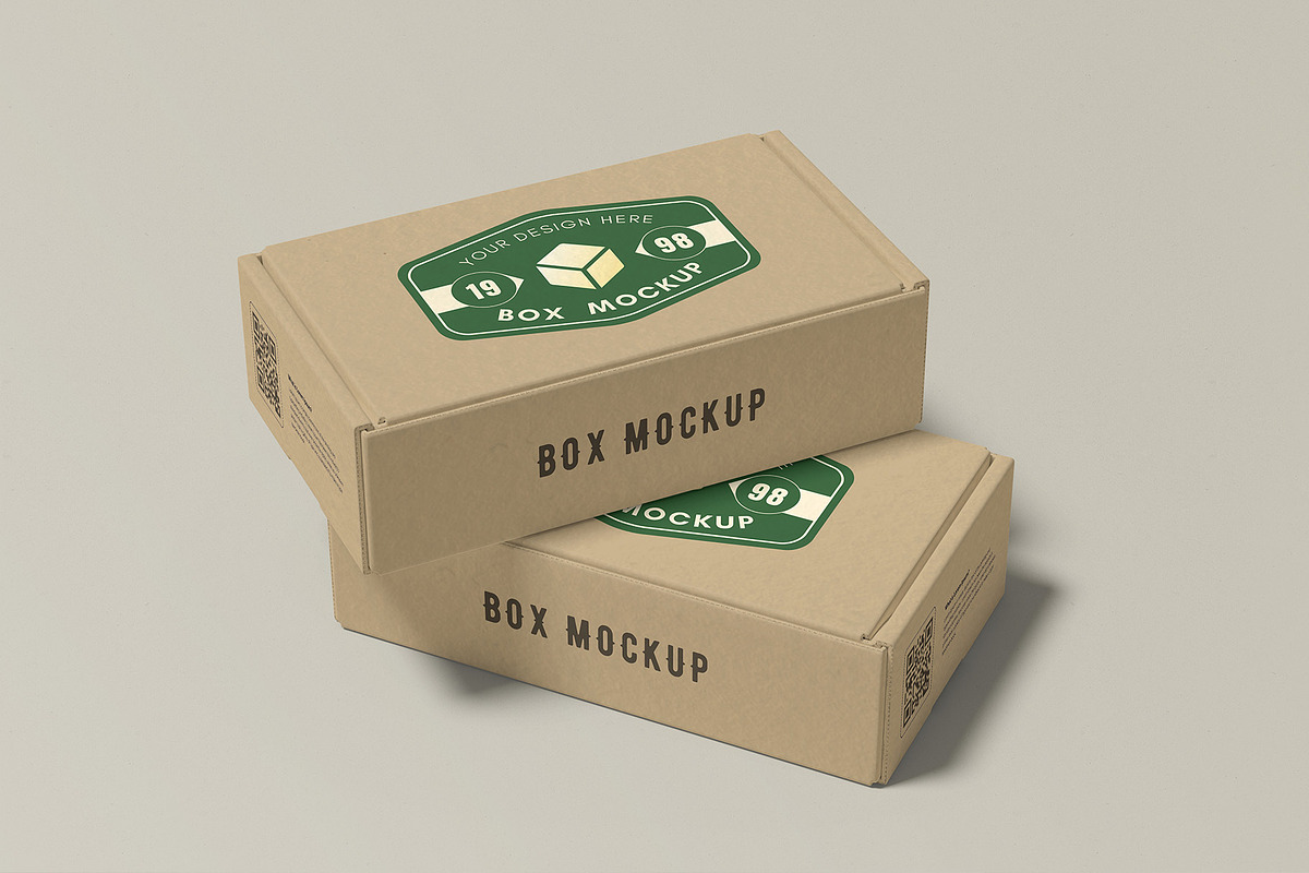 Box Mockup, a Cups & Container Mockup by graphictime (Photo 12 of 15)