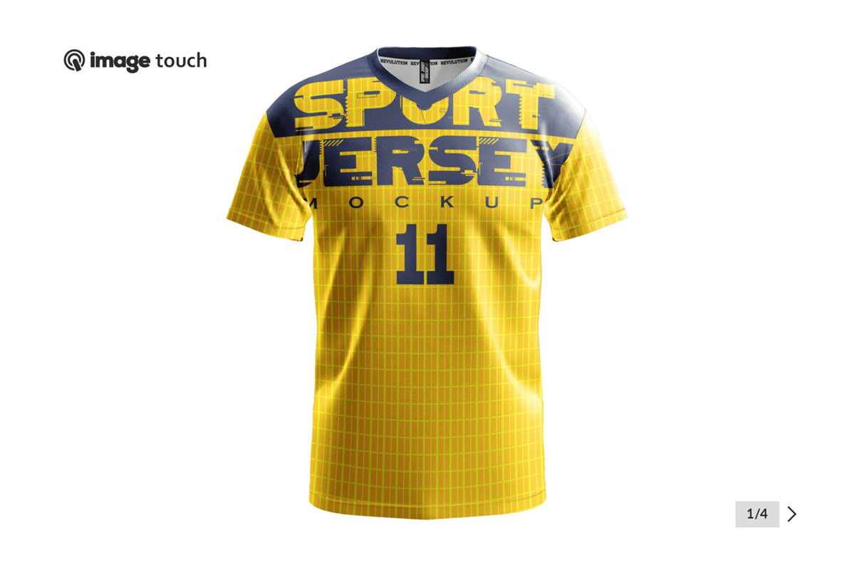 Men’s Sports T-shirt Mockup, a Shirt Mockup by image touch (Photo 1 of 4)