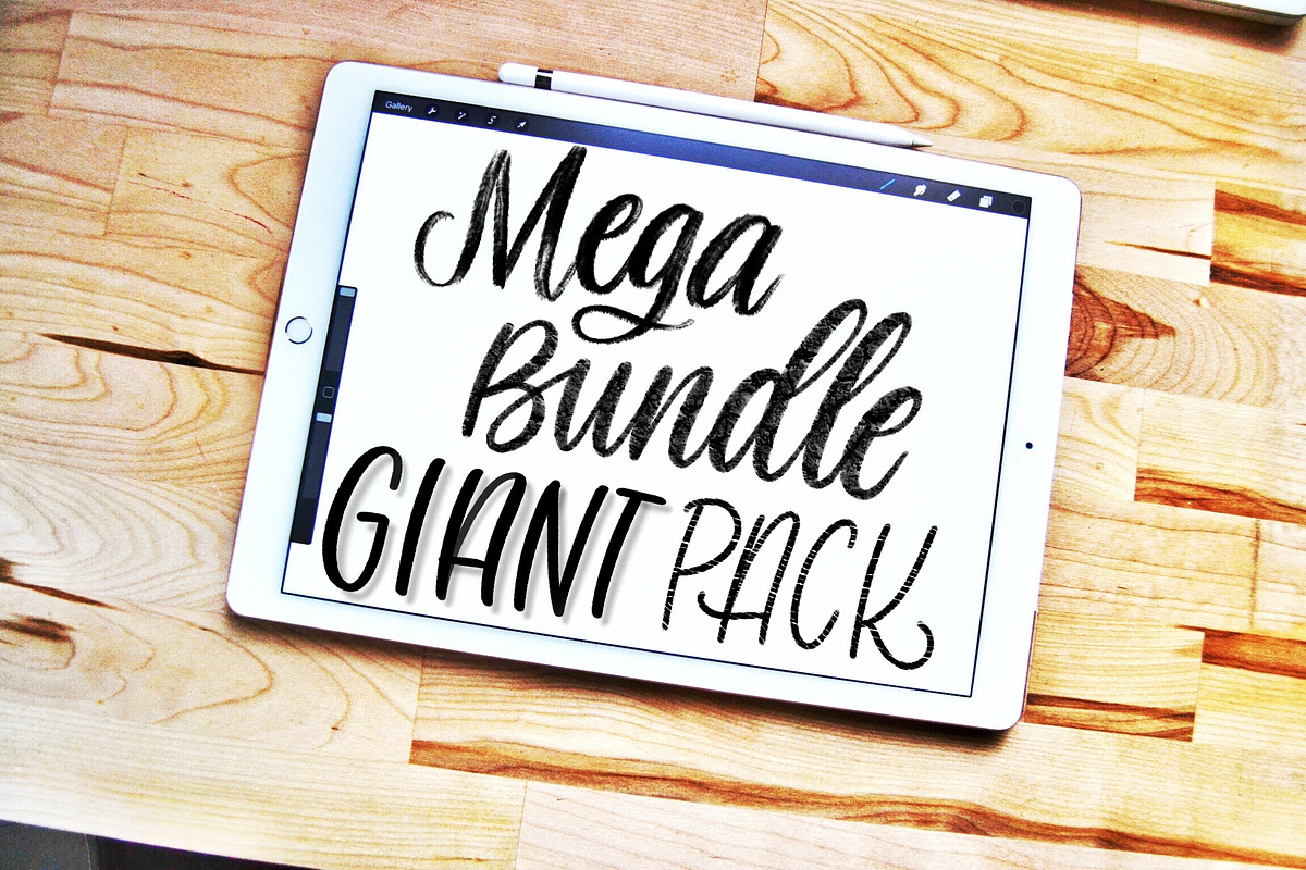 35 Procreate Brushes Mega Bundle, a Brush Add-On by Alexis Gentry (Photo 4 of 7)