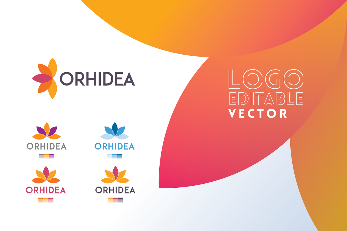 Orhidea Business Vector logo, a Work Illustration by The Petim (Photo 1 of 2)