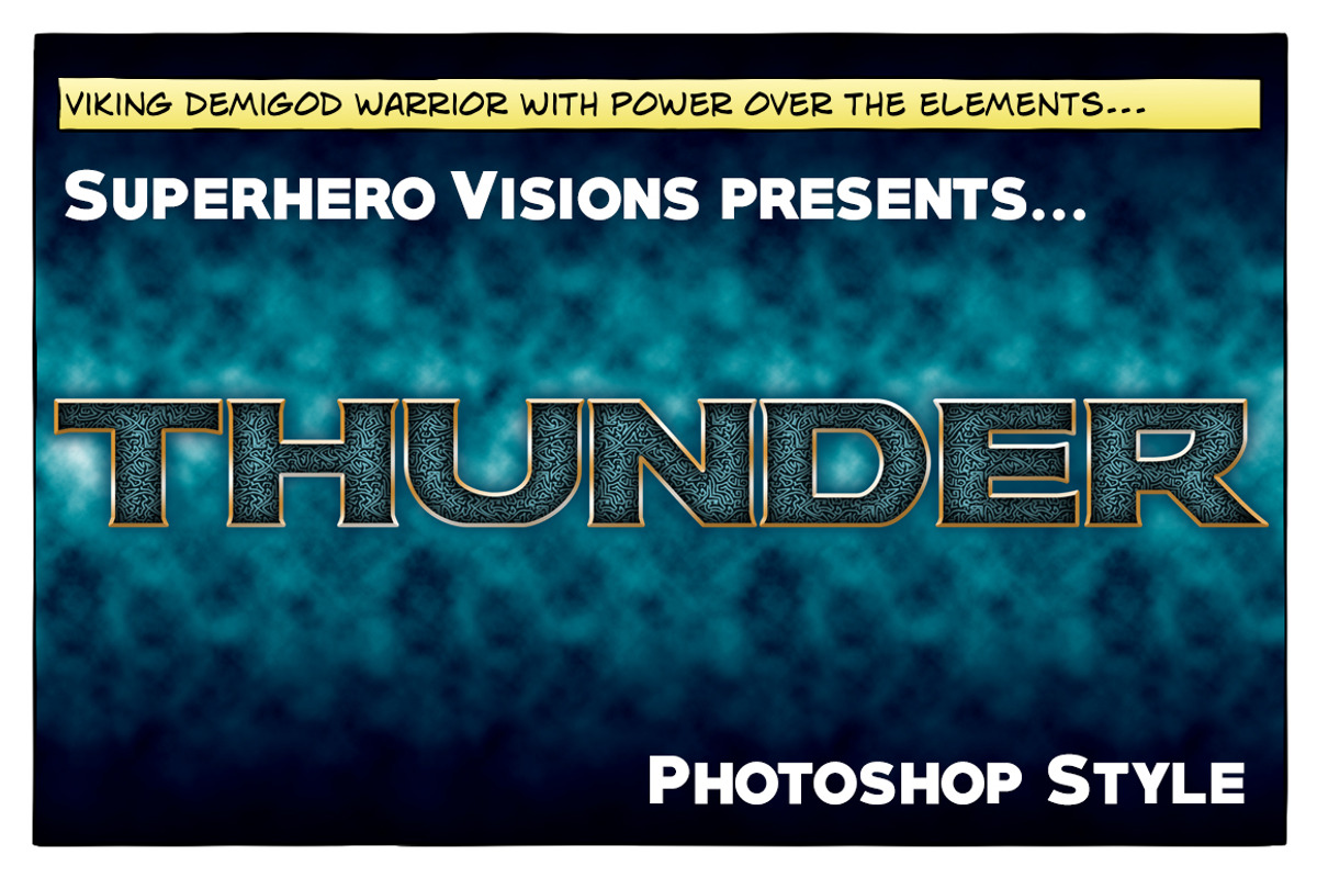 10 Photoshop Styles: Superheroes v1, a Layer Style Add-On by SuperheroVisions (Photo 10 of 15)