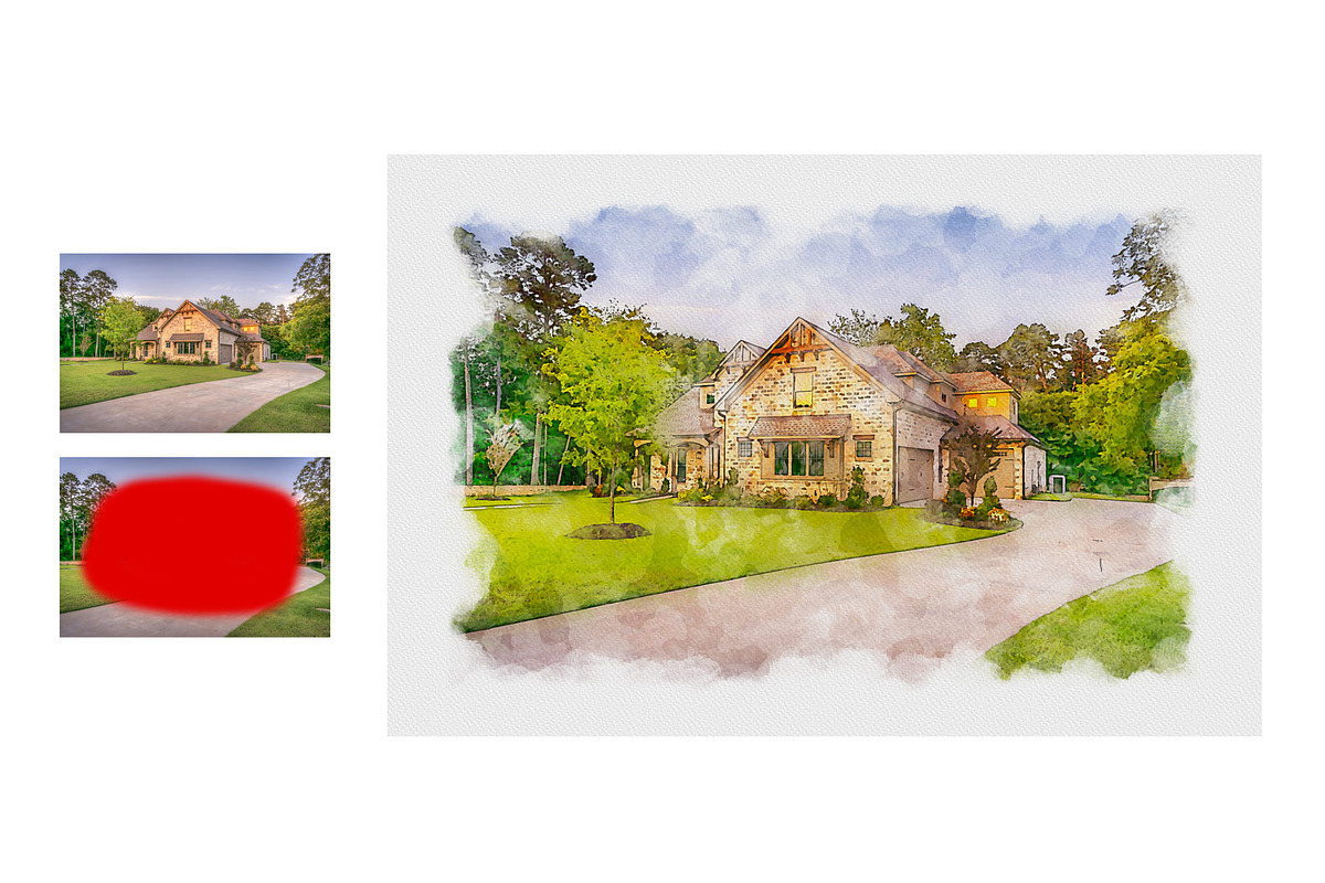 House Portrait from Photo Action, an Action Add-On by MRI STUDIO (Photo 10 of 17)