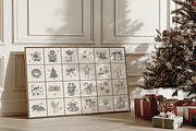 Christmas Melodies: Vintage Line Art, an Object Graphic by AnMark (Thumbnail 9 of 12)