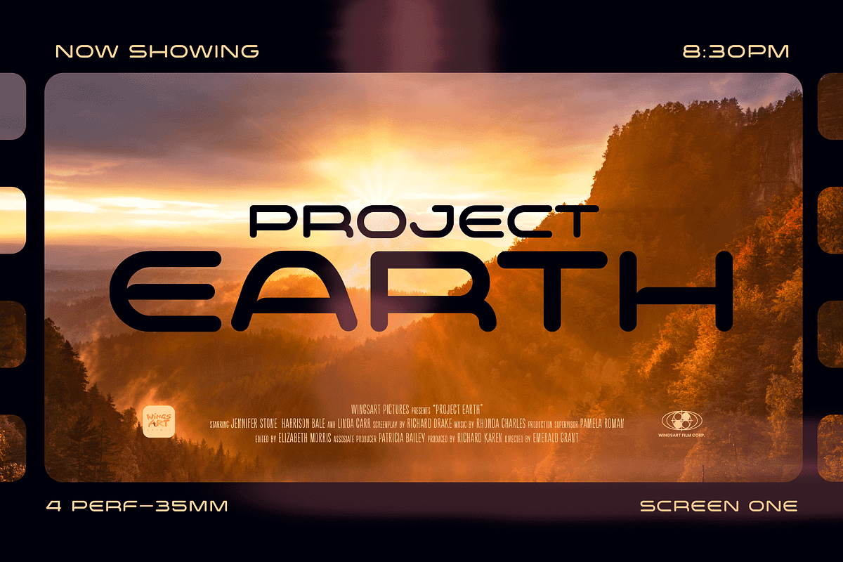 Proscenium Arch - Sci-Fi Font, a Sans Serif Font by Wingsart Studio (Photo 8 of 15)