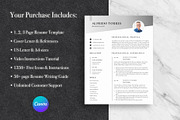 Sleek and Modern CV Template | Canva, a Resume Template by Lux Resume (Thumbnail 8 of 9)