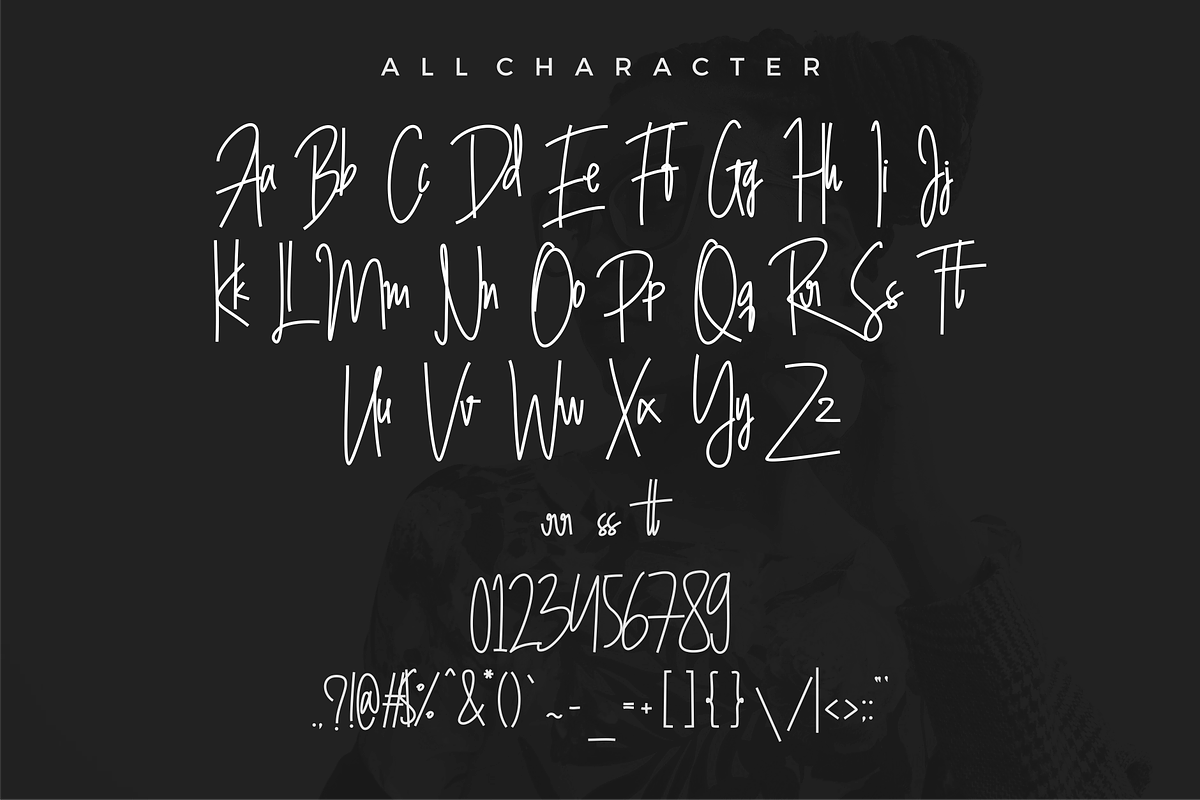 Ashytha Signature Font preview 8