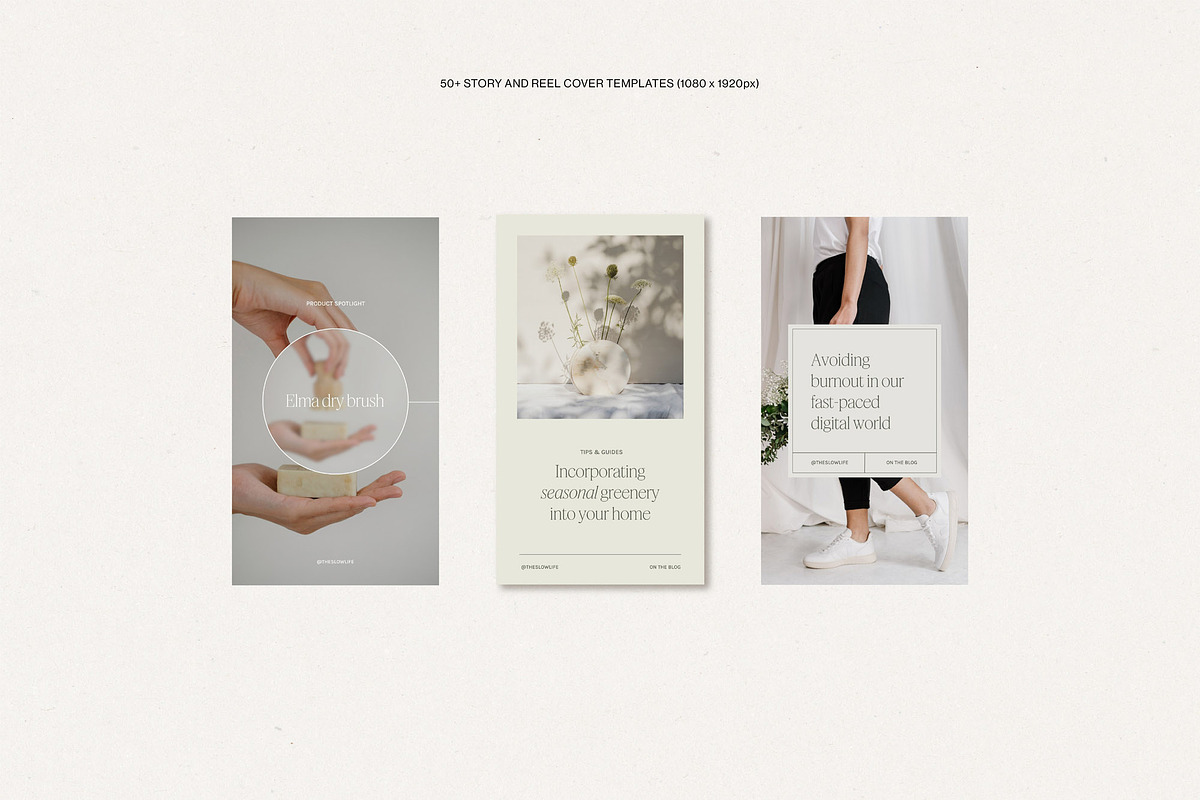 100+ Minimal Instagram Templates, a Social Media Template by Willow & White Studio (Photo 4 of 11)