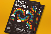 Geometric Pride Month Flyer Se, a Flyer Template by graphicook (Thumbnail 2 of 3)