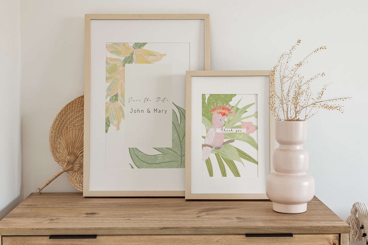 Solana tropical whimsy clipart, an Object Graphic by mila_leev (Photo 6 of 10)