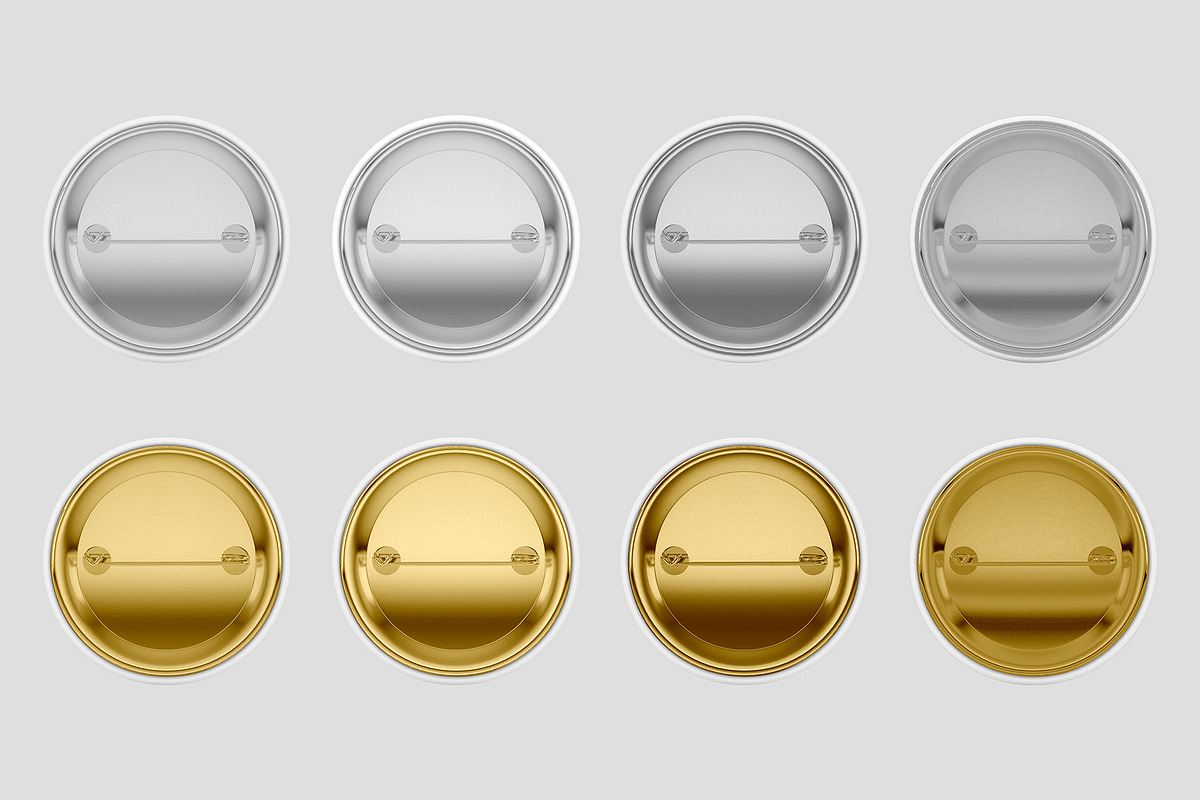 Pin Button Badge Mockup, a Product Mockup by Honnum Graphic Art (Photo 8 of 11)