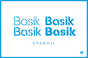 Basik | Sans Typeface | 8 Fonts, a Sans Serif Font by Superfried Font Shop (Thumbnail 2 of 9)