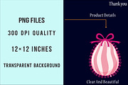 Christmas Coquette Frame Clipart PNG, an Illustration by SinaCreation (Thumbnail 6 of 7)