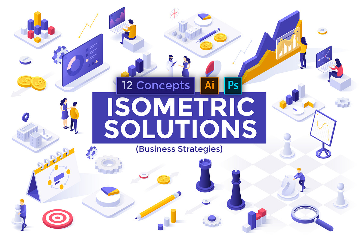 Isometric Solutions Mini. Part 25, a Person Illustration by Andrew Kras Design (Photo 14 of 14)