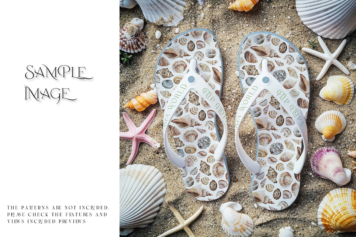 Flip Flops PNG & PSD Mockups, a Product Mockup by mock-ups (Photo 6 of 14)