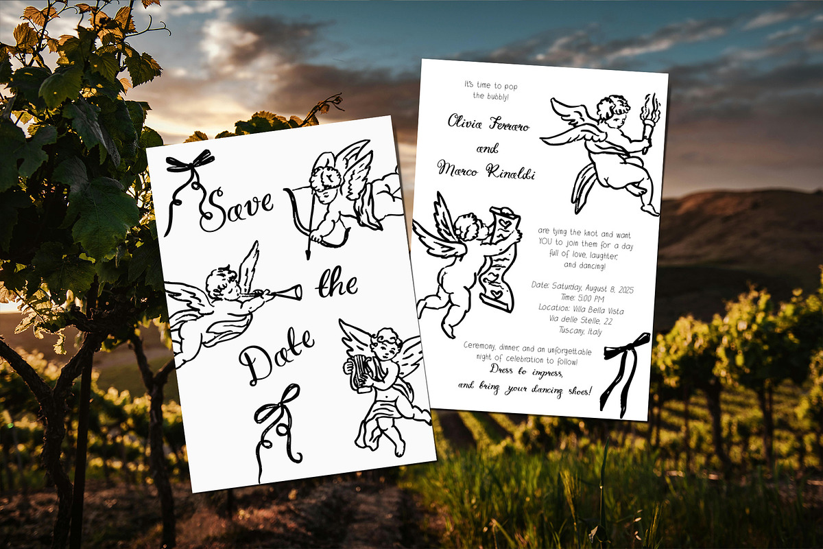 Whimsy Party hand-drawn vector, an Object Graphic by SunnyAfternoons (Photo 21 of 26)