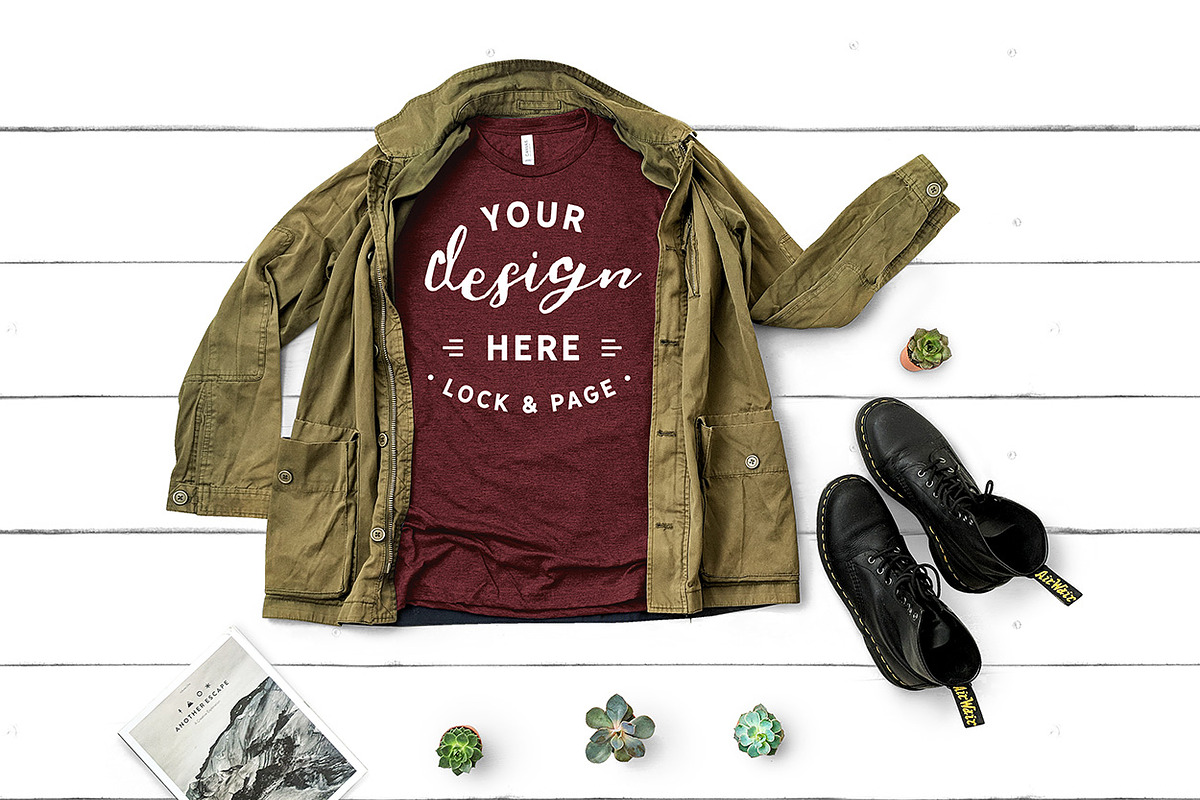 T-Shirt Mockup Bundle Bella Canvas, a Shirt Mockup by lock and page (Photo 69 of 71)