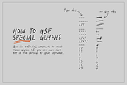 Infamous Messy Handwriting Font, a Handwritten Font by TYPEHEIST (Thumbnail 7 of 12)