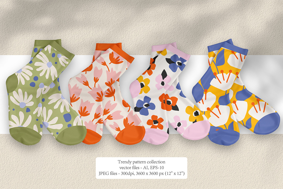 Minimalist modern pattern collection, a Pattern Graphic by rosypatterns (Photo 6 of 11)