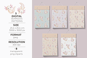 Cute Axolotl-Seamless Set+PNG Files, a Pattern Graphic by tetiartline (Thumbnail 2 of 8)