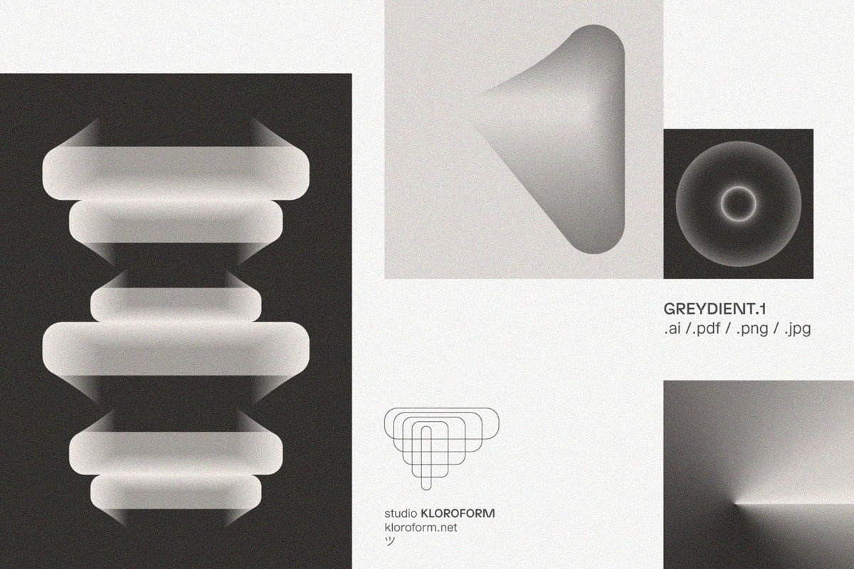 Greydient 1, a Background Graphic by kloroform (Photo 11 of 13)