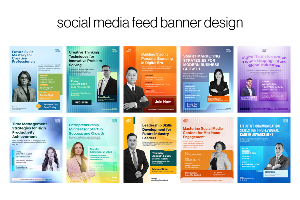 Bundles Social Media Feed Design, a Social Media Template by Evloxx Studio (Photo 3 of 5)