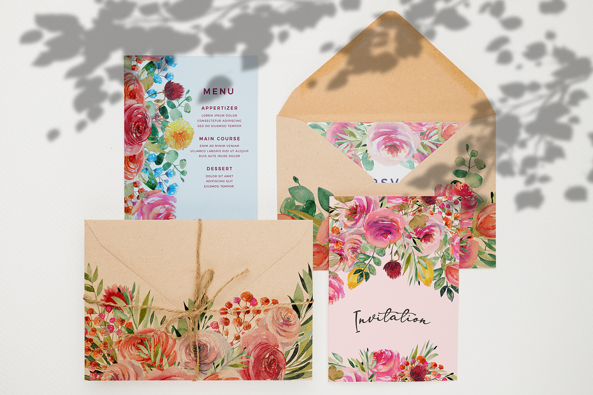 Wild flowers collection, a Texture Illustration by Skliarova (Photo 5 of 11)