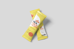 Long Sachet Packaging Mockups