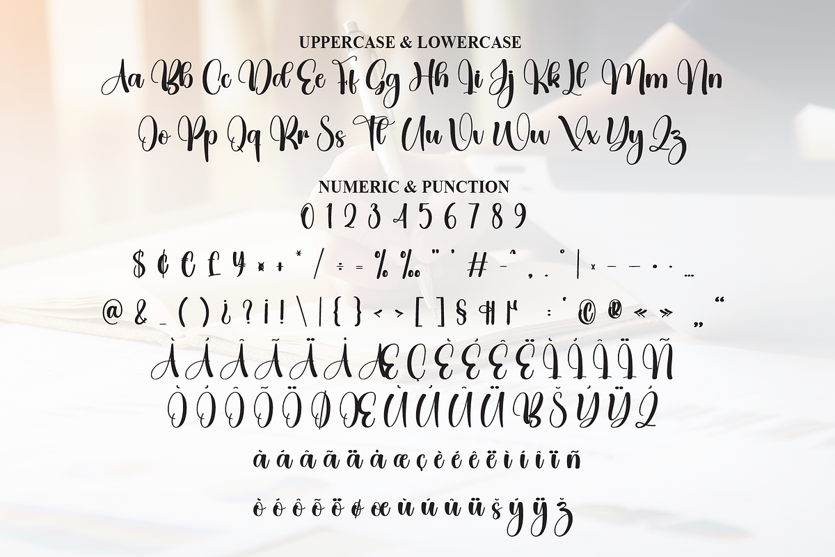 Studying | Script Font, a Handwritten Font by Scratchones (Photo 7 of 9)