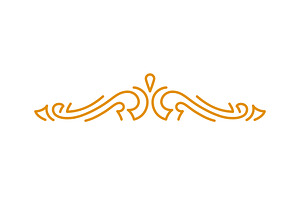 Line curl element.