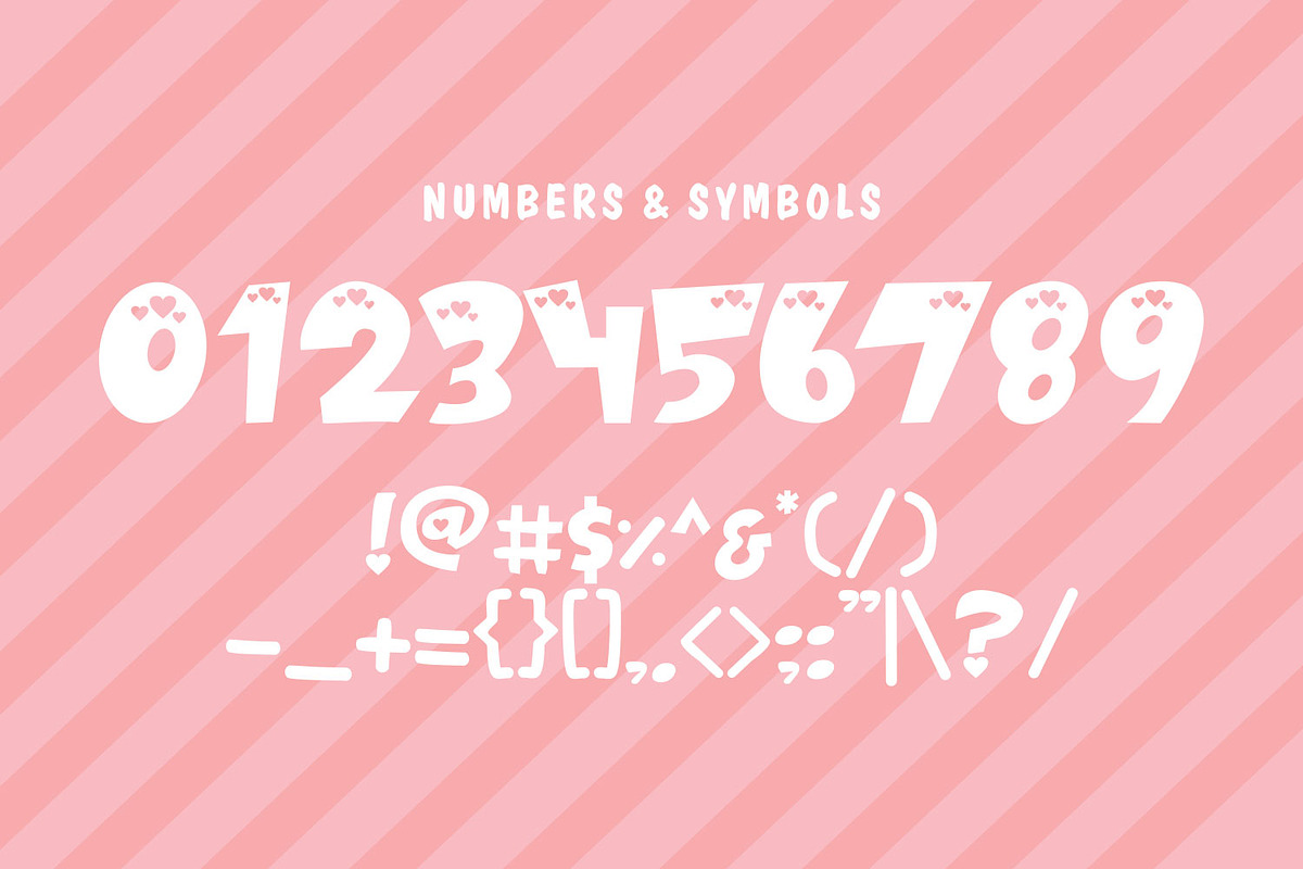 Lovely Heart, a Font by Fachranheit Studio (Photo 7 of 8)