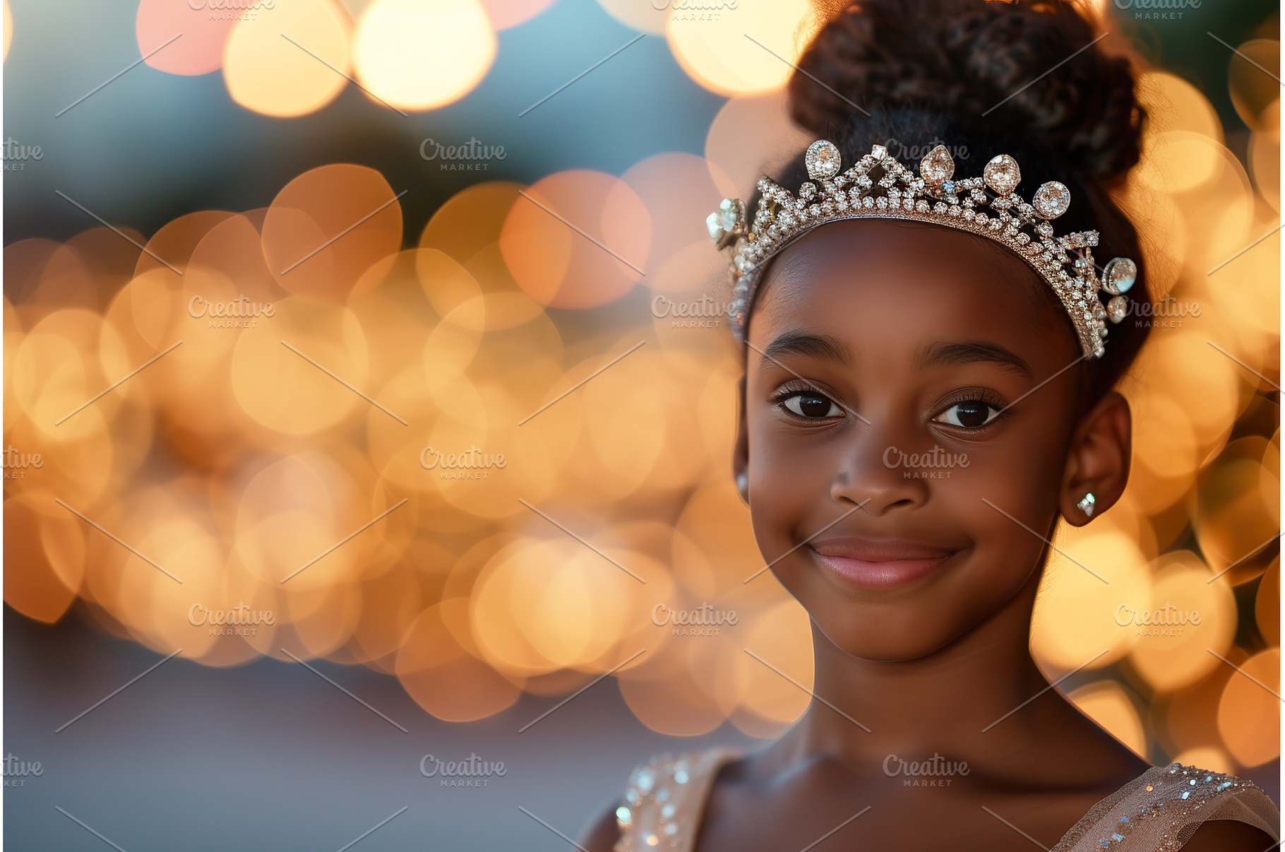 Portrait of Smiling African Girl, a Beauty & Fashion Photo by Lermont51