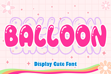 Balloon - Bubble Font Types