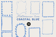 COASTAL BLUE Summer Icons & Frames, an Object Graphic by Lana Elanor (Thumbnail 8 of 9)