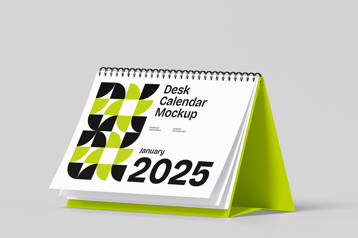 Calendar Mockup, a Merchandise Mockup by Unerispace (Photo 2 of 2)
