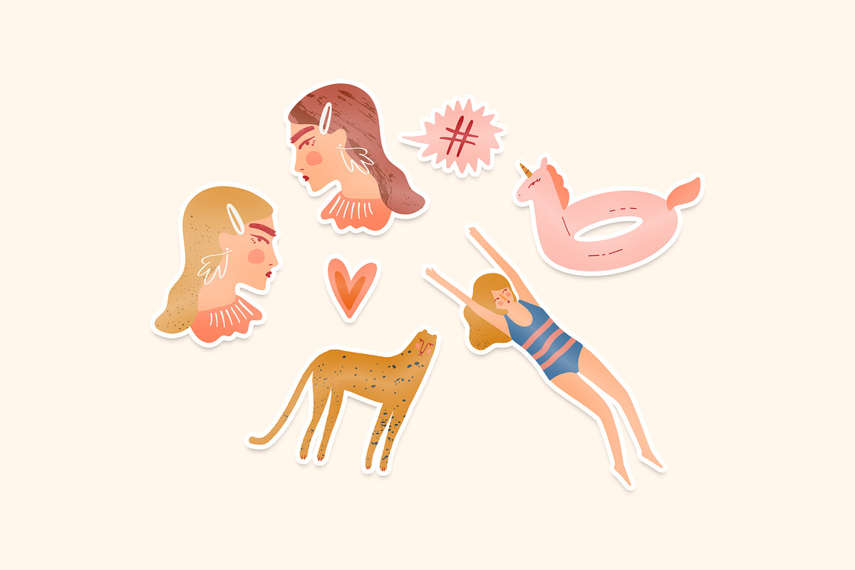 Vacay Bundle, an Animal Illustration by Annie Konst (Photo 15 of 25)