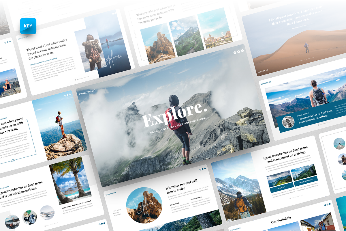 Adventure Tourism Keynote, a Presentation Template by YossyOneStd (Photo 1 of 5)