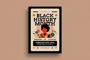 Black History Month Flyer, a Flyer Template by VectorVactory (Thumbnail 1 of 3)