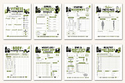 2027 Fitness Planner, a Stationery Template by Designmela01 (Thumbnail 2 of 5)