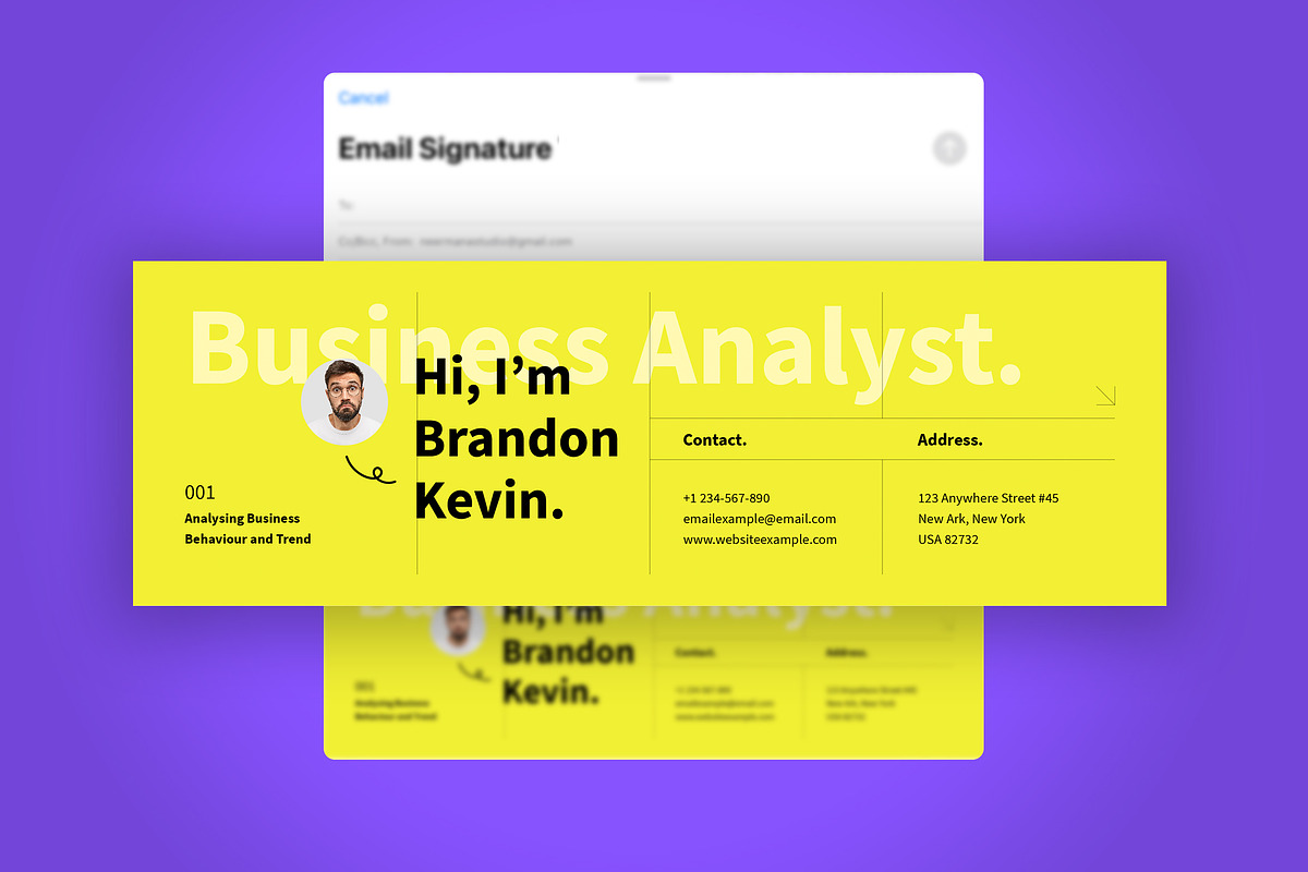 Email Signature Template, an Email Template by Neermana