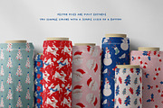Merry & Bright Christmas Patterns, a Pattern Graphic by Tiger and Flower (Thumbnail 4 of 9)