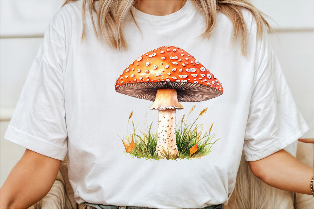 Autumn Mushroom Clipart, an Illustration by Rose Art (Photo 4 of 8)