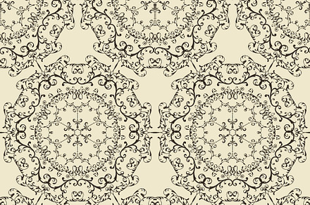 Vector Seamless Vintage Pattern preview 2