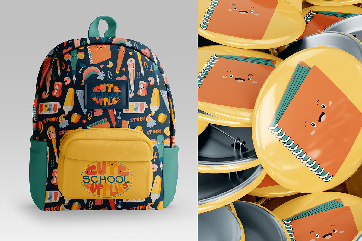 Cute School Supplies, an Education Illustration by YuNa (Photo 12 of 14)
